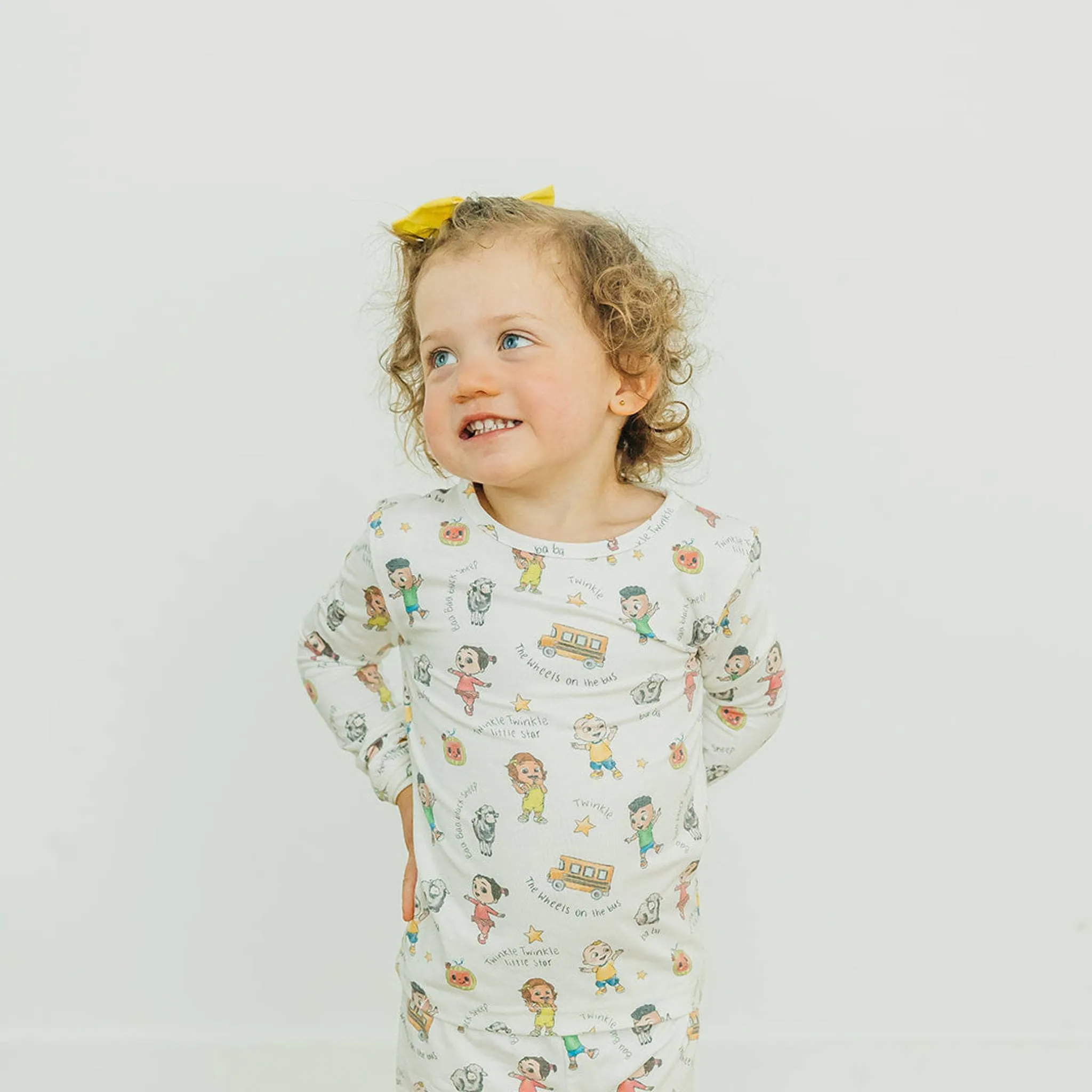 2pc Long Sleeve Pajama Set - CoComelon Friends