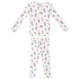 2pc Long Sleeve Pajama Set - CoComelon Friends