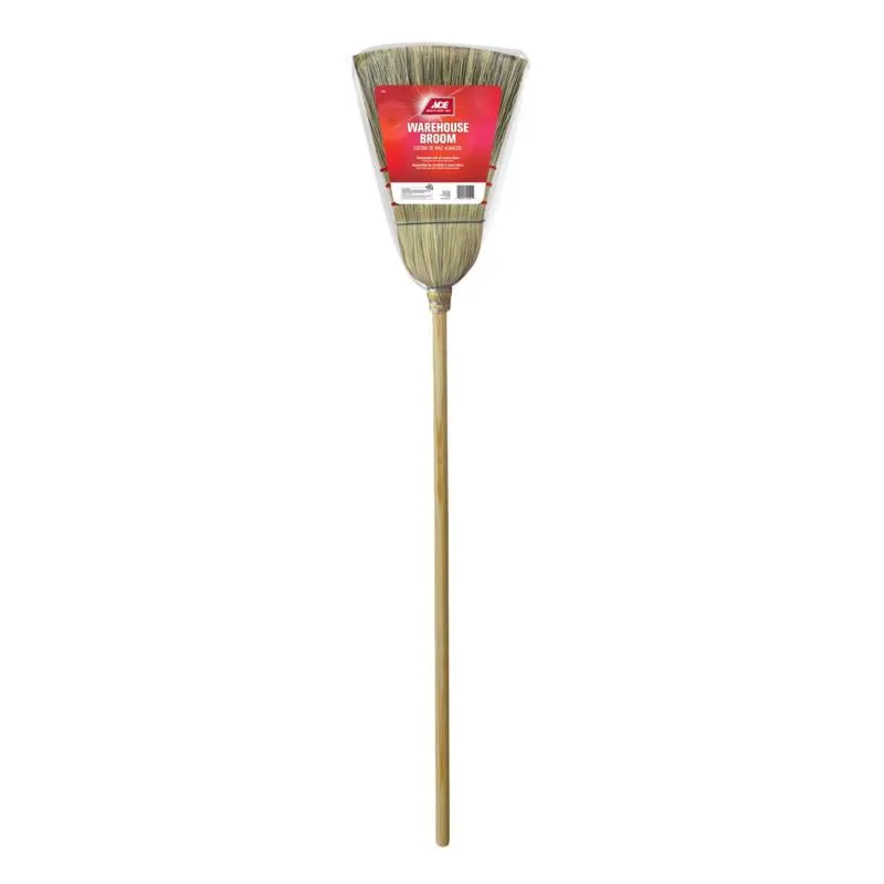 Ace 12 in. W Stiff Broomcorn Broom