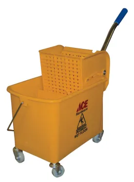 Ace 21 qt Wringer Bucket Yellow