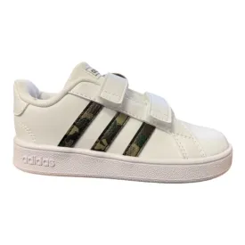 Adidas sneakers da bambino Grand Court CF I GZ1086 white-camo