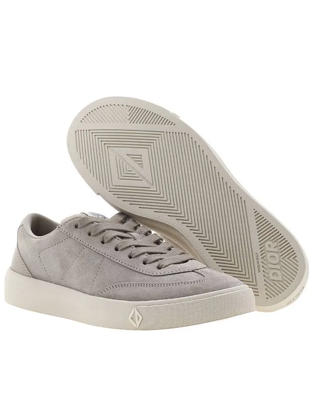 B101 Nubuck Calfskin Low Top Sneakers Grey