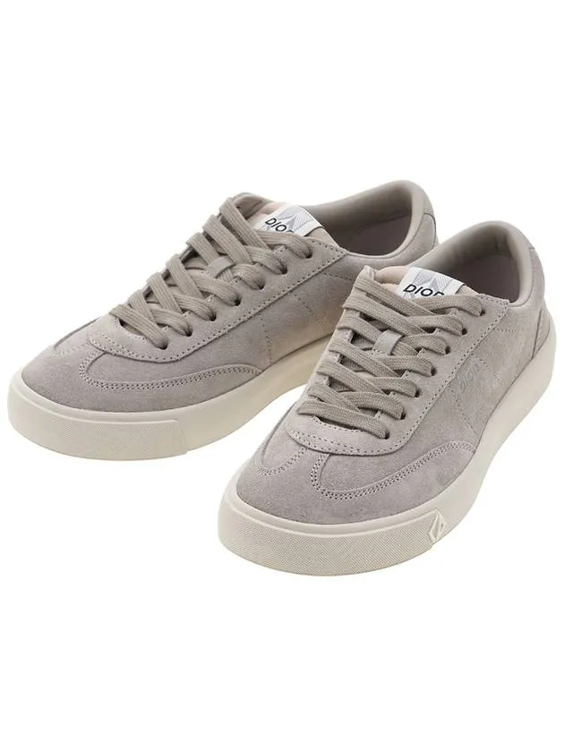 B101 Nubuck Calfskin Low Top Sneakers Grey