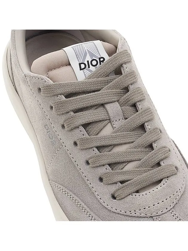 B101 Nubuck Calfskin Low Top Sneakers Grey