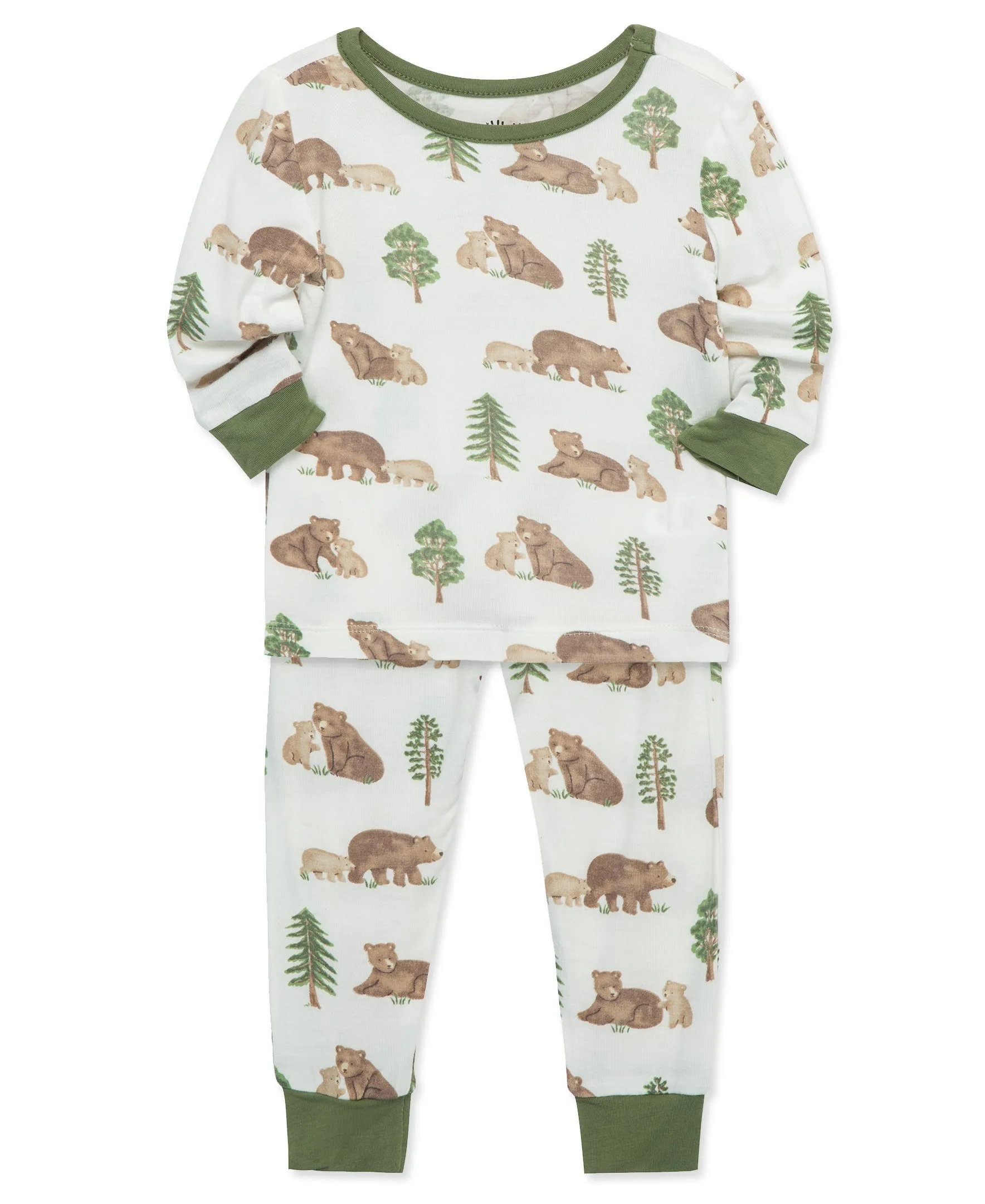 Bear 4-Piece Pajama Set (2T-4T)