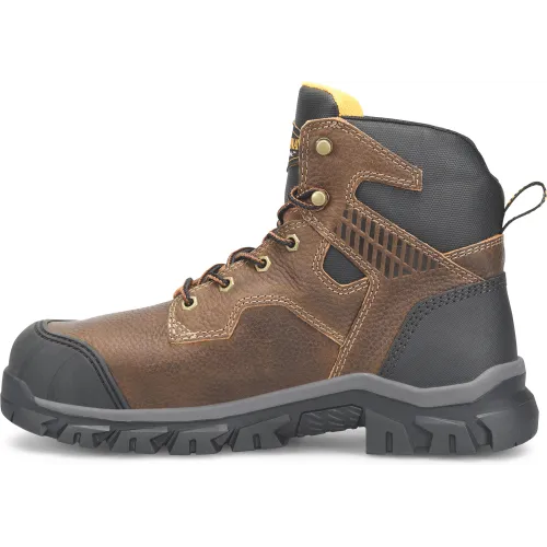 Carolina Men's Falcon 6" Steel Toe WP Metguard Work Boot -Brown- CA3591