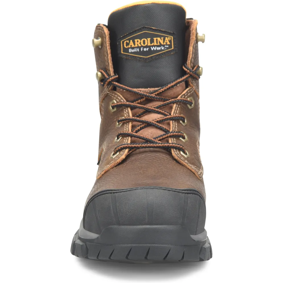 Carolina Men's Falcon 6" Steel Toe WP Metguard Work Boot -Brown- CA3591