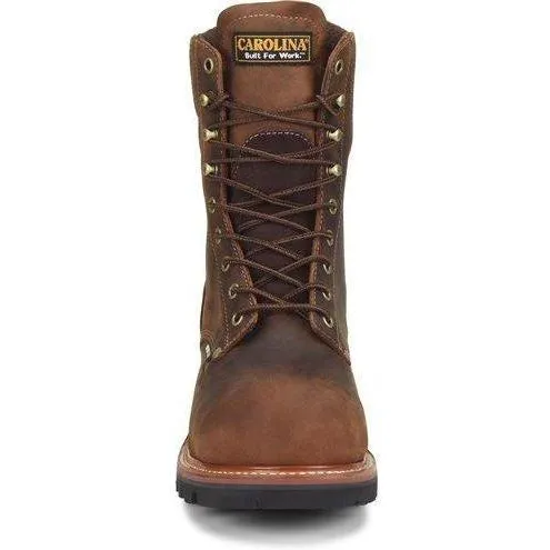 Carolina Men's Hemlock Composite Toe Logger Work Boot - Brown - CA9854