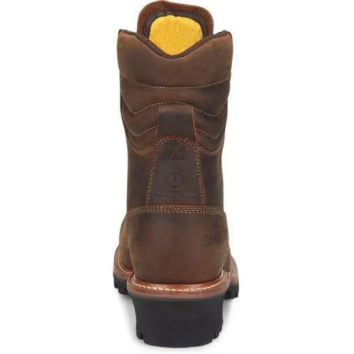 Carolina Men's Hemlock Composite Toe Logger Work Boot - Brown - CA9854