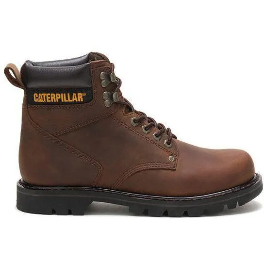 CAT Men's Second Shift 6" Work Boot - Dark Brown - P72593