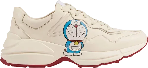 Doraemon x Gucci Rhyton 'Ivory' Sneakers