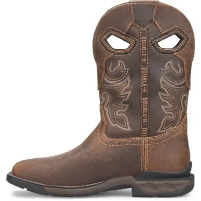 Double H Men's Phantom Rider 11" WP Wide Square Toe Work Boot -Brown- DH5380