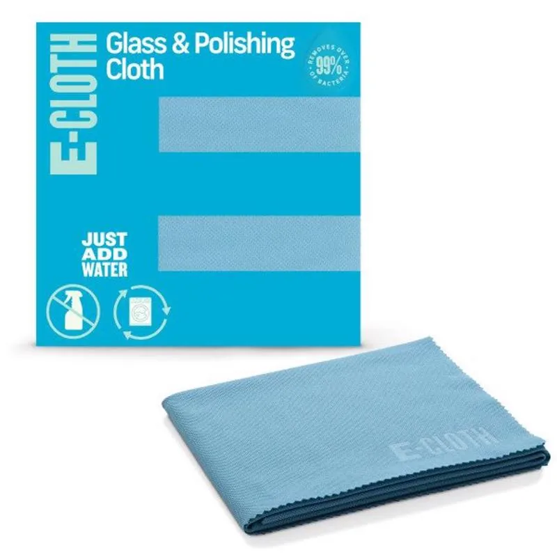 E-Cloth Glass and Polish Microfiber Glass and Polish Cloth 16 in. W X 20 in. L 1 pk