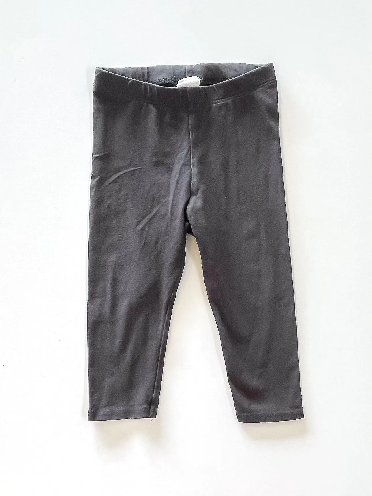 H&M leggings - dark grey (6-9m)