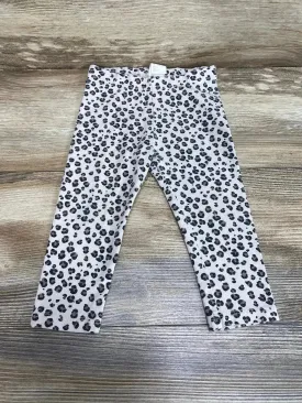 H&M Leopard Print Leggings Cream sz 12m