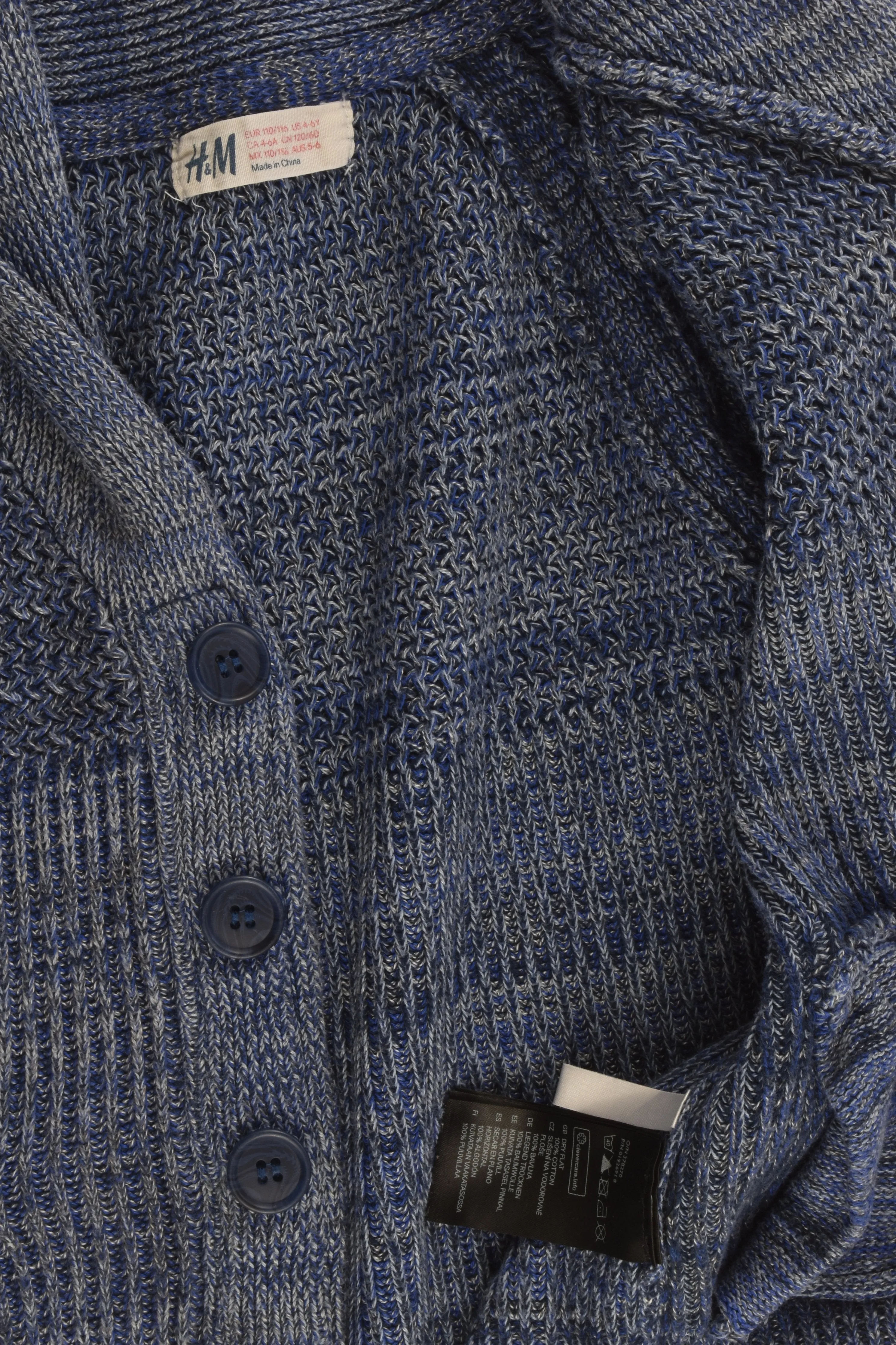 H&M Size 5-6 Knit Grandpa Cardigan