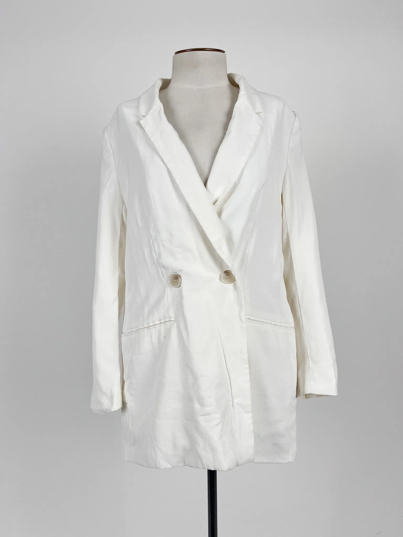 H&M | White Workwear Jacket | Size XS