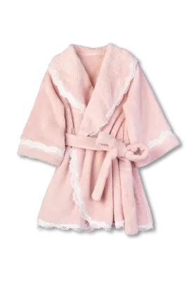 KAYLA - GIRLS' PINK BATHROBE