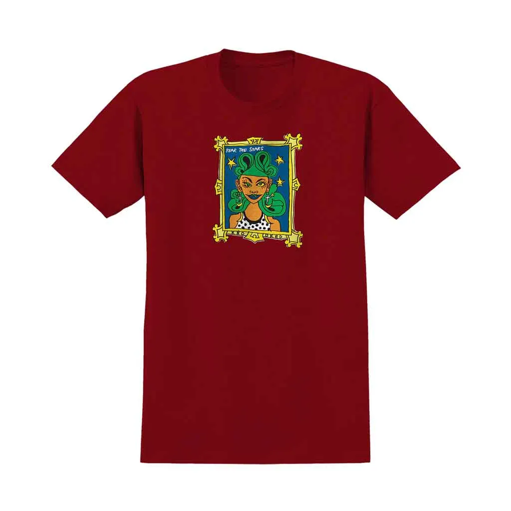 Krooked Fear S/S Tee - Maroon