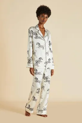 Lila Zebedee silk pajama set