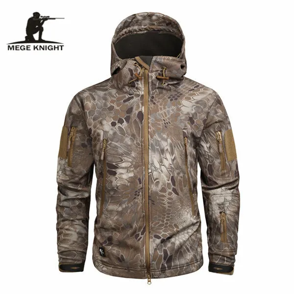 Men's Military Hoodie Camouflage Army Fleece Jacket (Free Shipping)