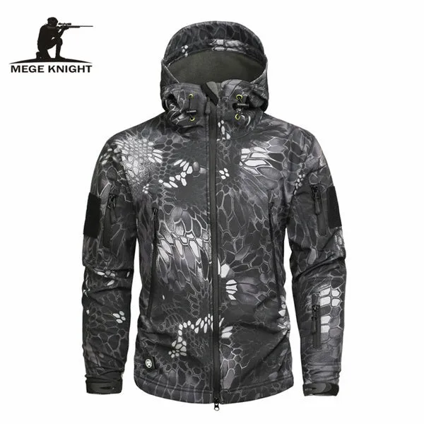 Men's Military Hoodie Camouflage Army Fleece Jacket (Free Shipping)