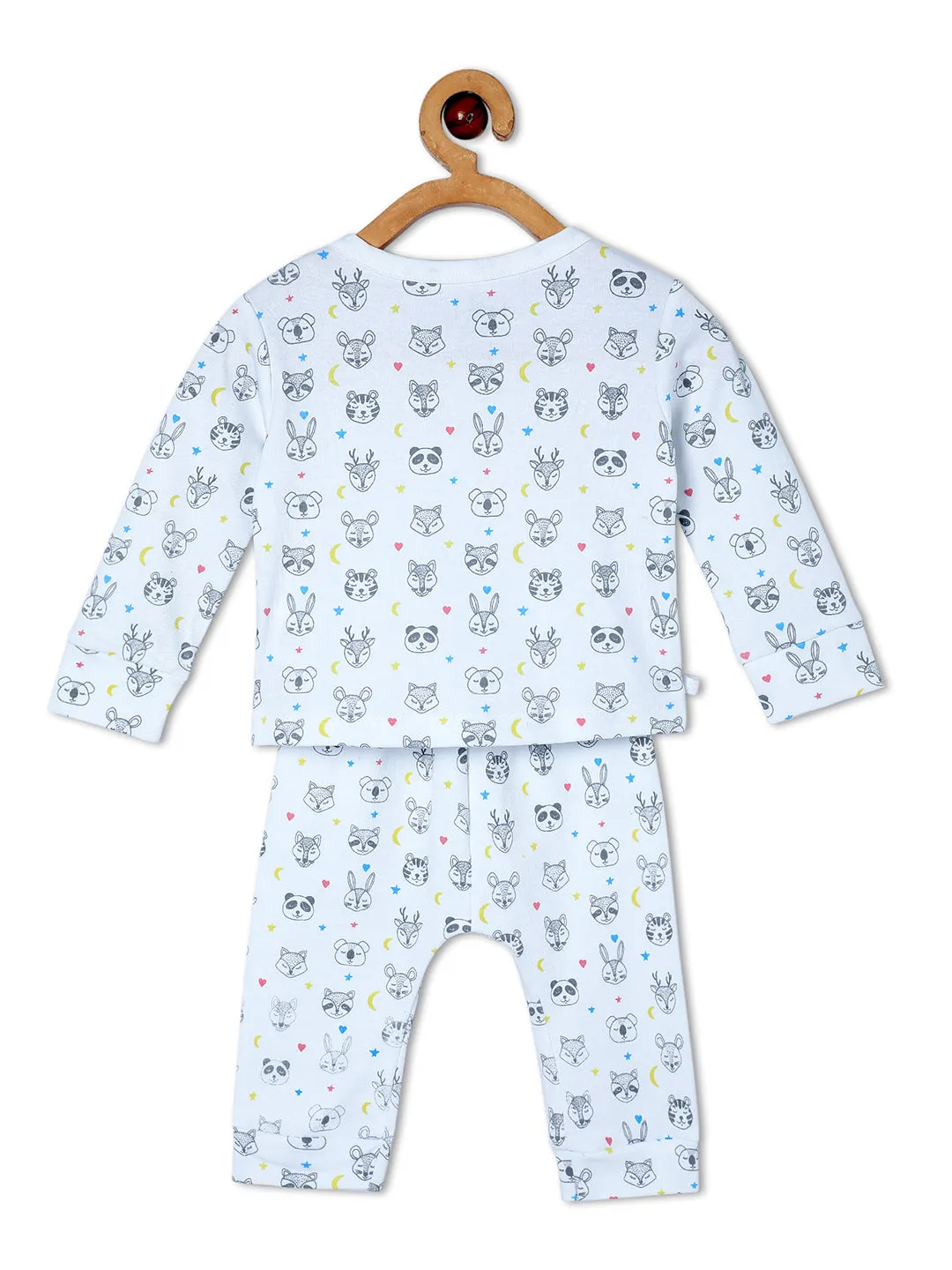 Newborn and Infant Pajama Set Combo of 3: Rainbow Land-Animal Party-Sleep Munchkins