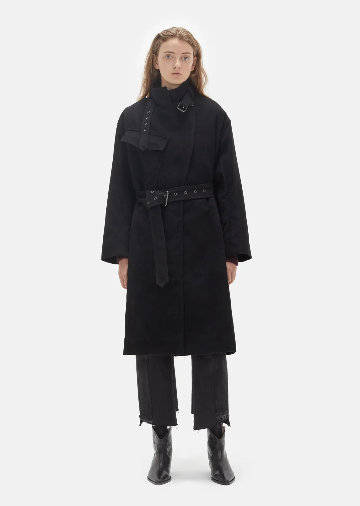 Paul High Collar Trench Coat