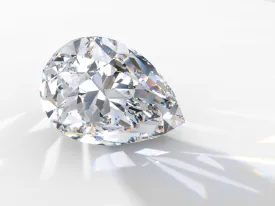 Pear Cut Moissanite Stones