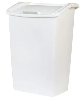 Rubbermaid 11.25 gal White Plastic Swing Out Wastebasket