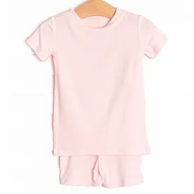 Simple Slumber Bamboo Pajama Short Set, Pink