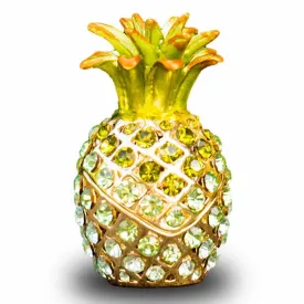 Swarovski Crystal Pineapple Box- 2"