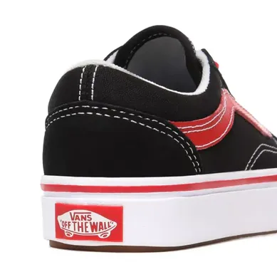 Vans sneakers da ragazzo Old Skool Comfycush VN0A4U334HJ1 POP nero rosso