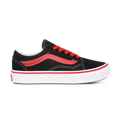 Vans sneakers da ragazzo Old Skool Comfycush VN0A4U334HJ1 POP nero rosso