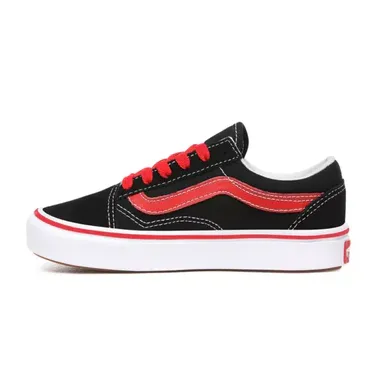 Vans sneakers da ragazzo Old Skool Comfycush VN0A4U334HJ1 POP nero rosso