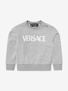 Versace Baby Logo Sweatshirt in Grey