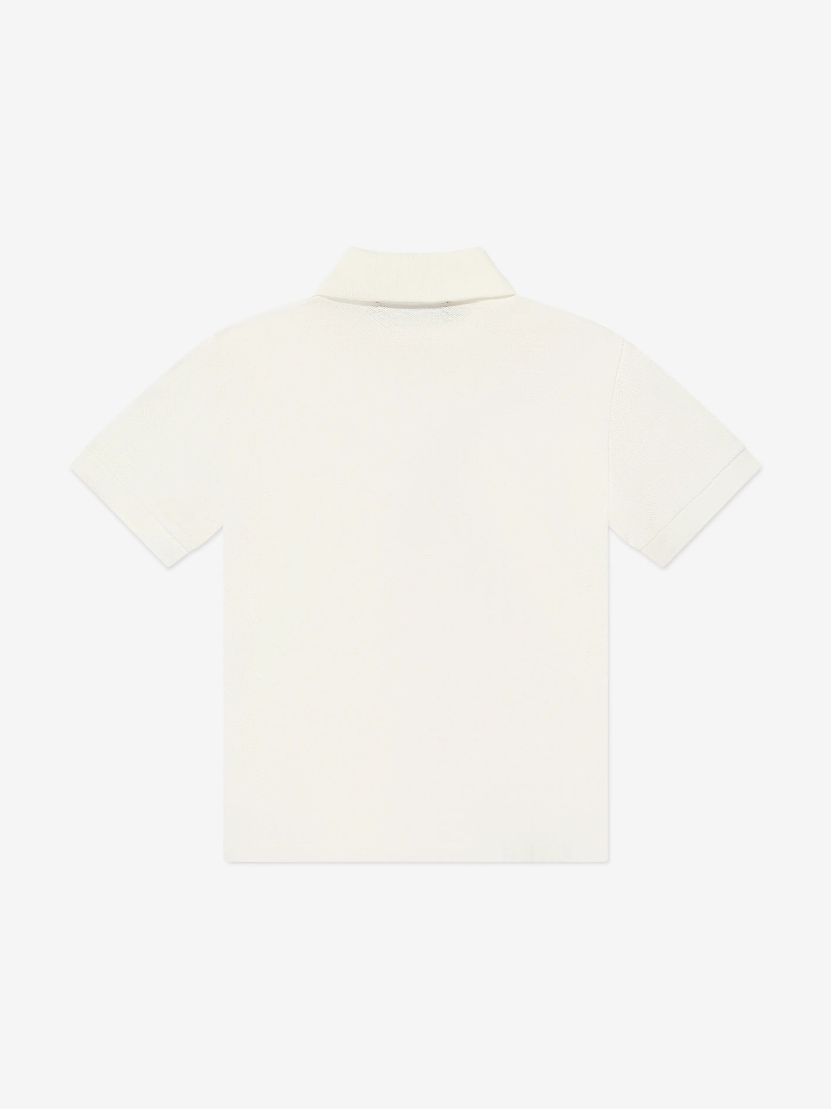 Versace Boys Logo Polo Shirt in White