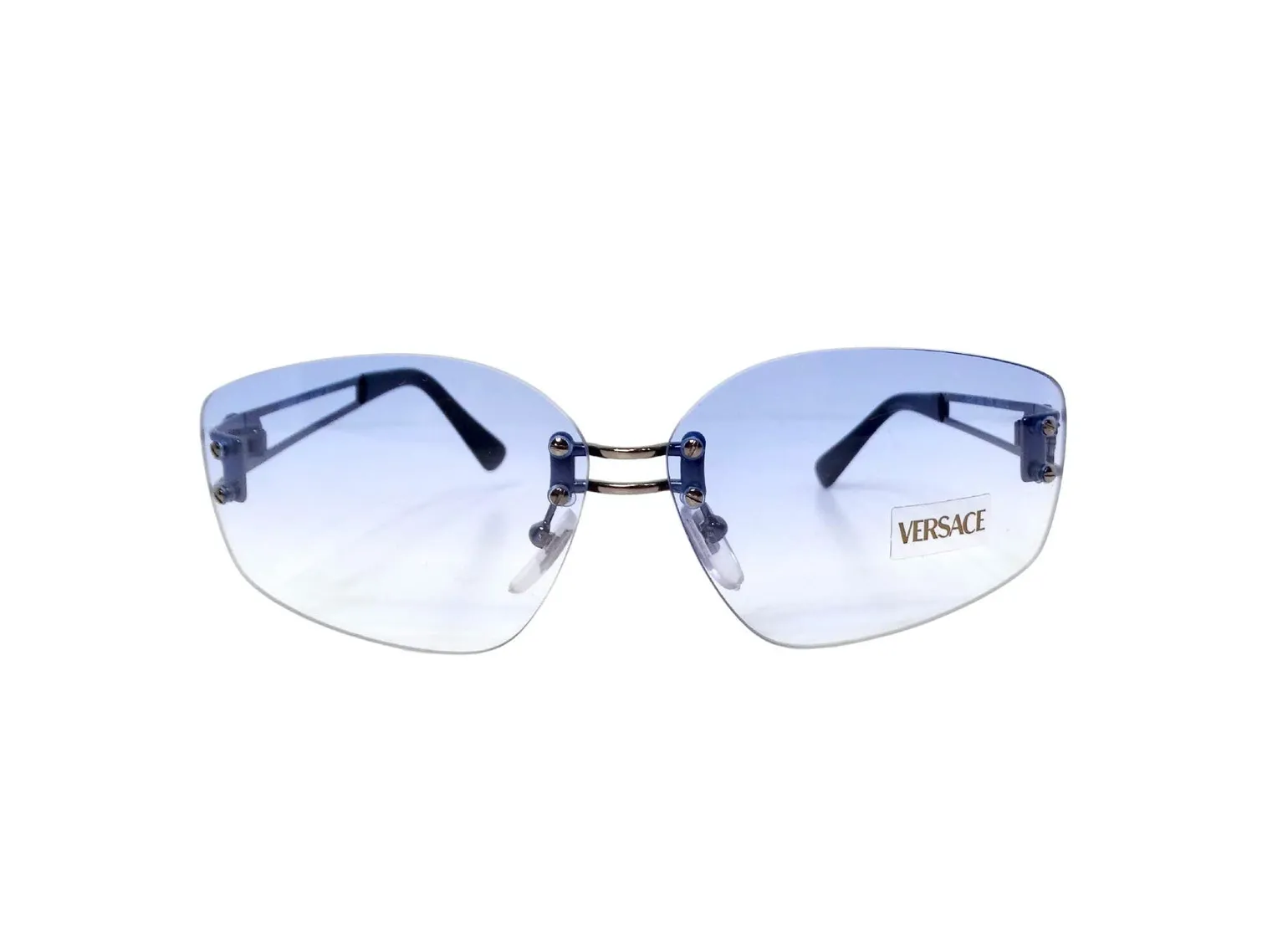 Versace Y2K X54 Blue Gradient Tinted Lens Sunglasses