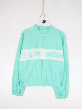 Vintage L.A. Gear Windbreaker Womens Medium Green Jacket 90s