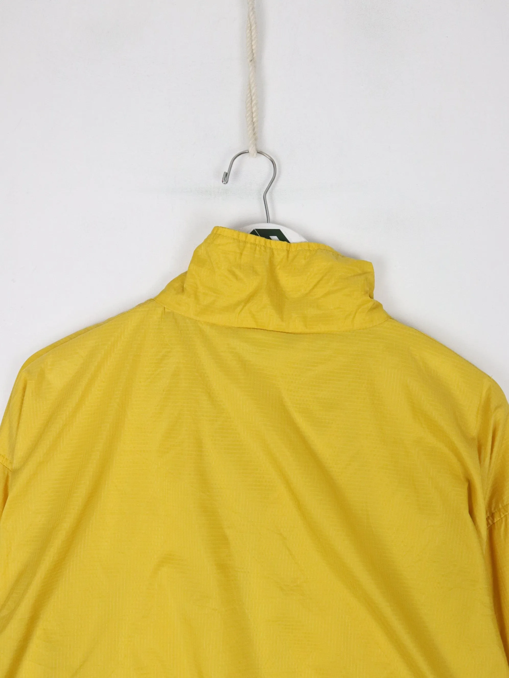 Vintage Reebok Windbreaker Mens Medium Yellow Anorak