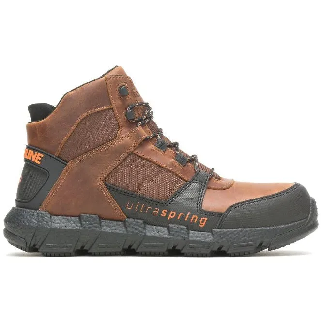 Wolverine Men's Rev Vent Durashocks CT CarbonMax Work Boot - Tobacco - W221034