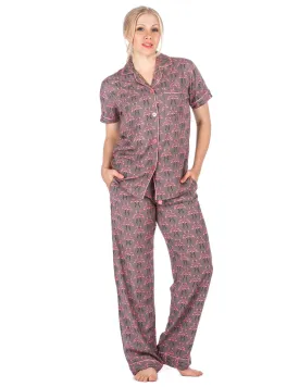 Women's Cool Breeze Woven Short Sleeve Pajama Set